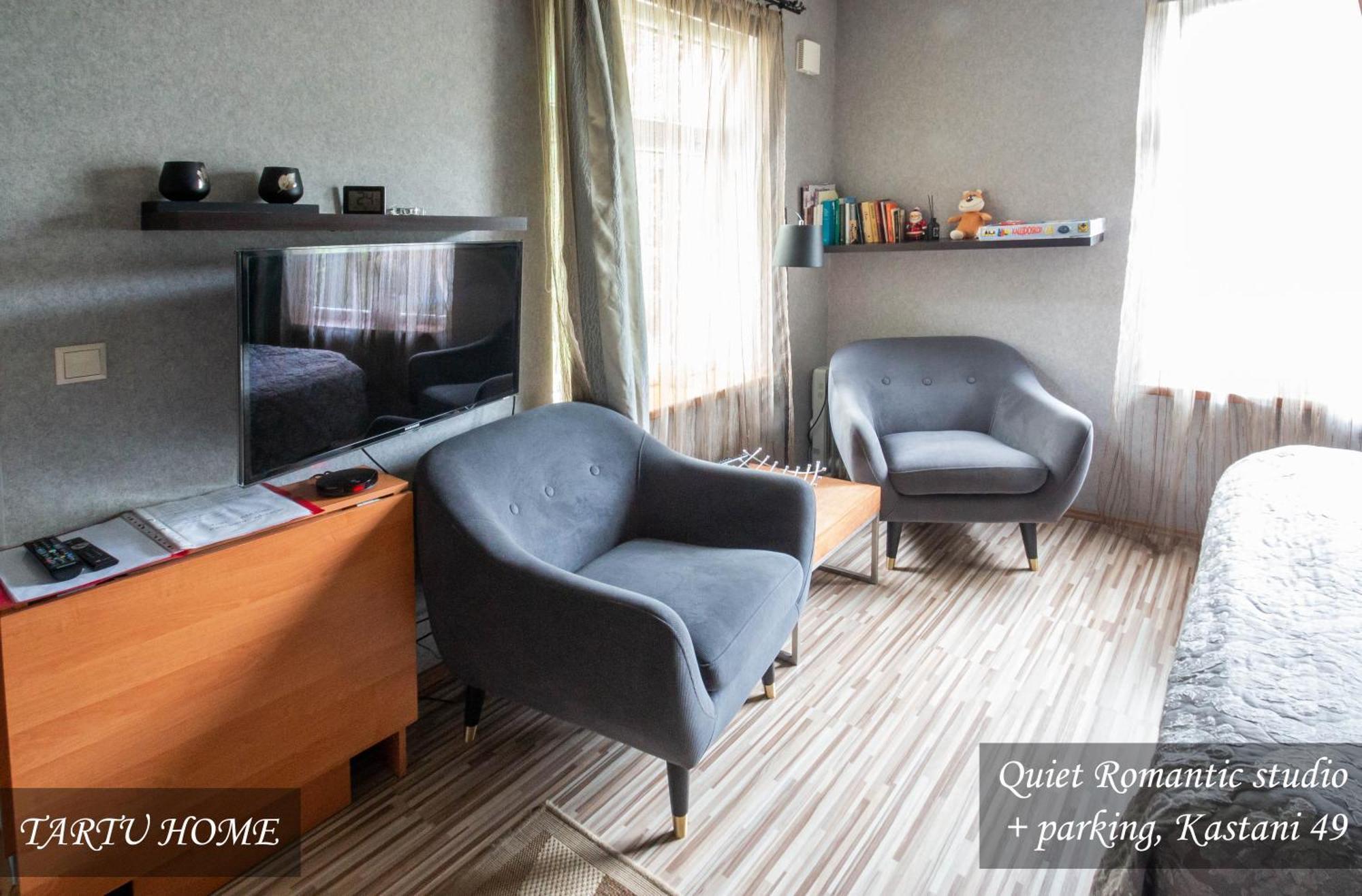 Quiet Romantic Studio Plus Parking, Tartu Home Exterior photo