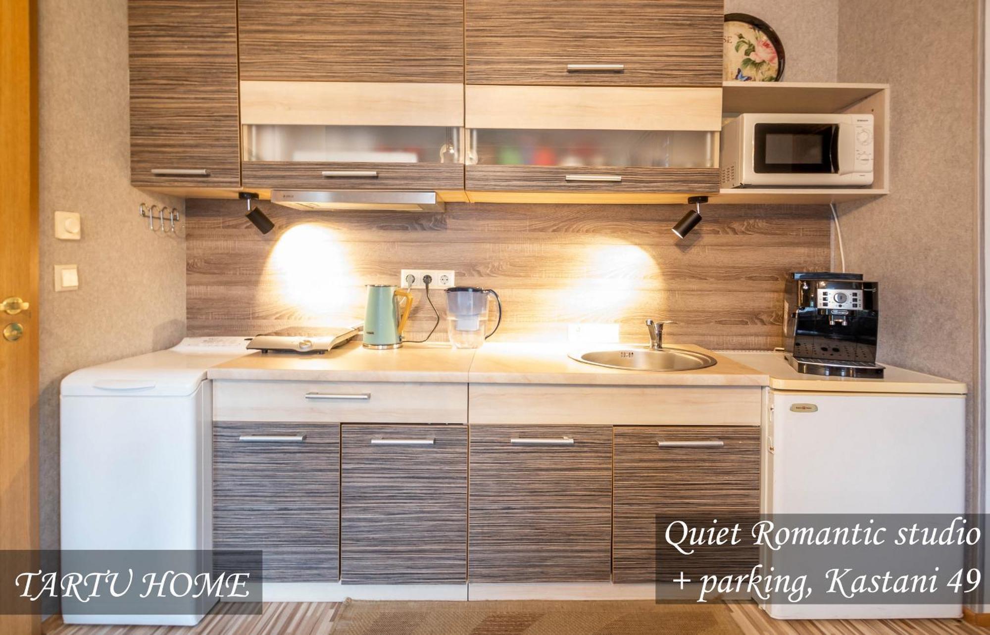 Quiet Romantic Studio Plus Parking, Tartu Home Exterior photo
