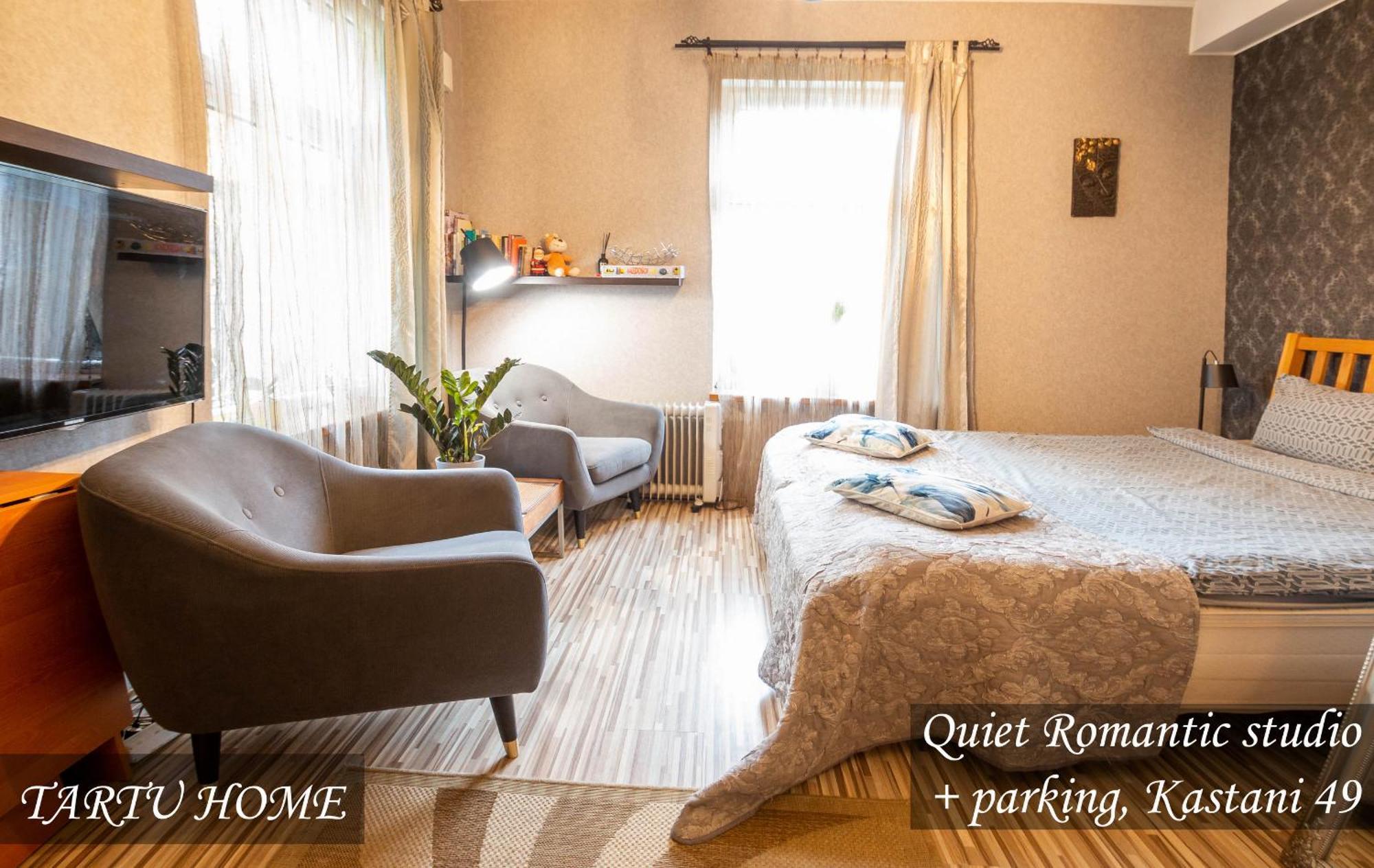 Quiet Romantic Studio Plus Parking, Tartu Home Exterior photo