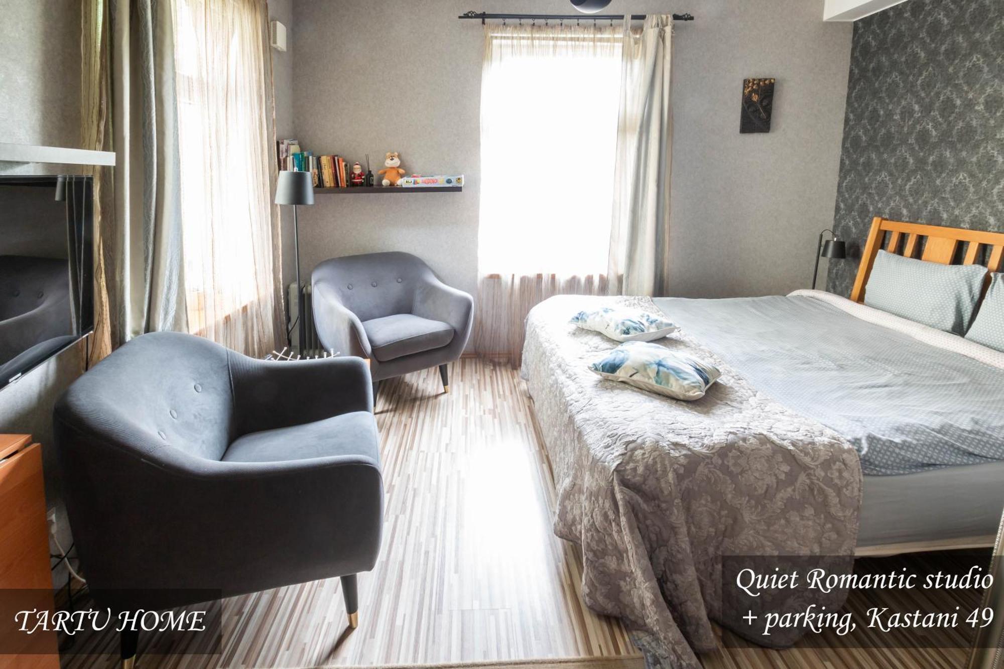 Quiet Romantic Studio Plus Parking, Tartu Home Exterior photo
